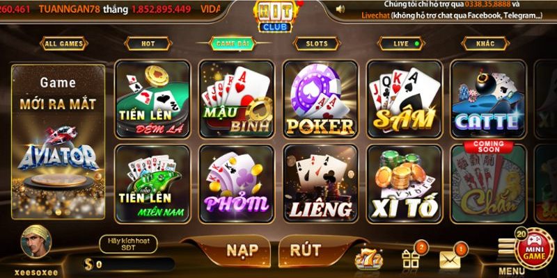 Game bài hitclub là sân chơi đáng trải nghiệm