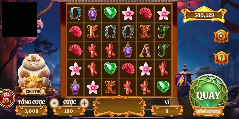 Quay tắc chơi đơn giản của game Lucky Cat