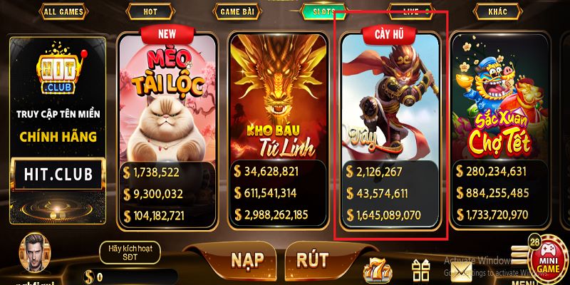 Tham gia giải trí game slot ngay tại đơn vị uy tín